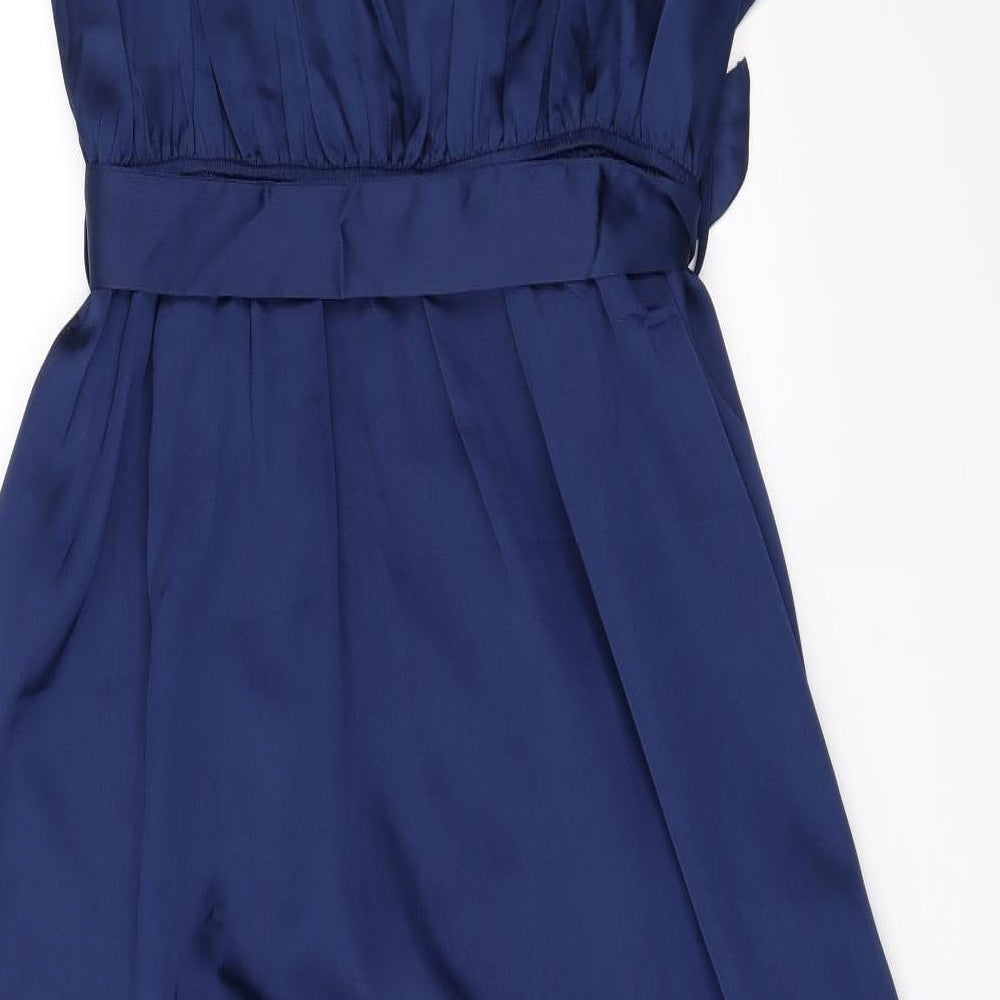 Missguided Womens Blue   Fit & Flare  Size 12