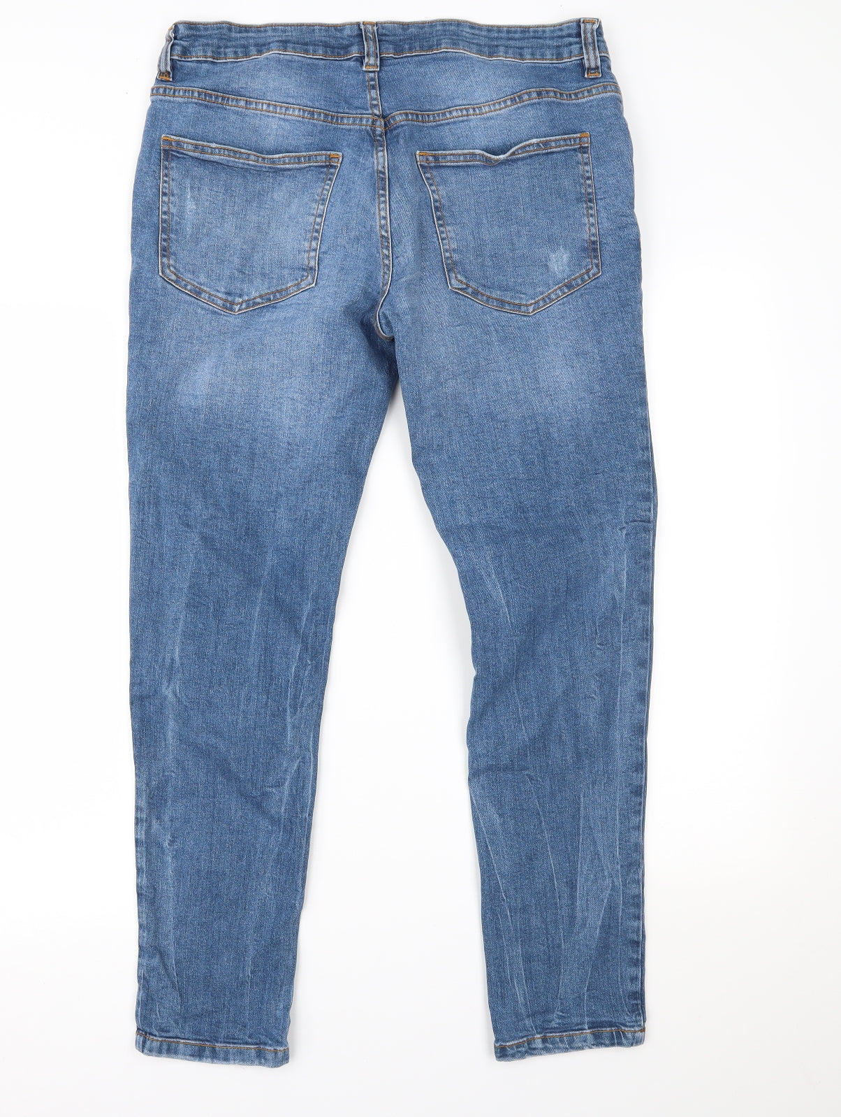 George Mens Blue  Denim Skinny Jeans Size 34 L30 in