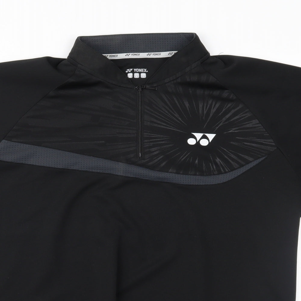 YONEX Mens Black   Basic T-Shirt Size M