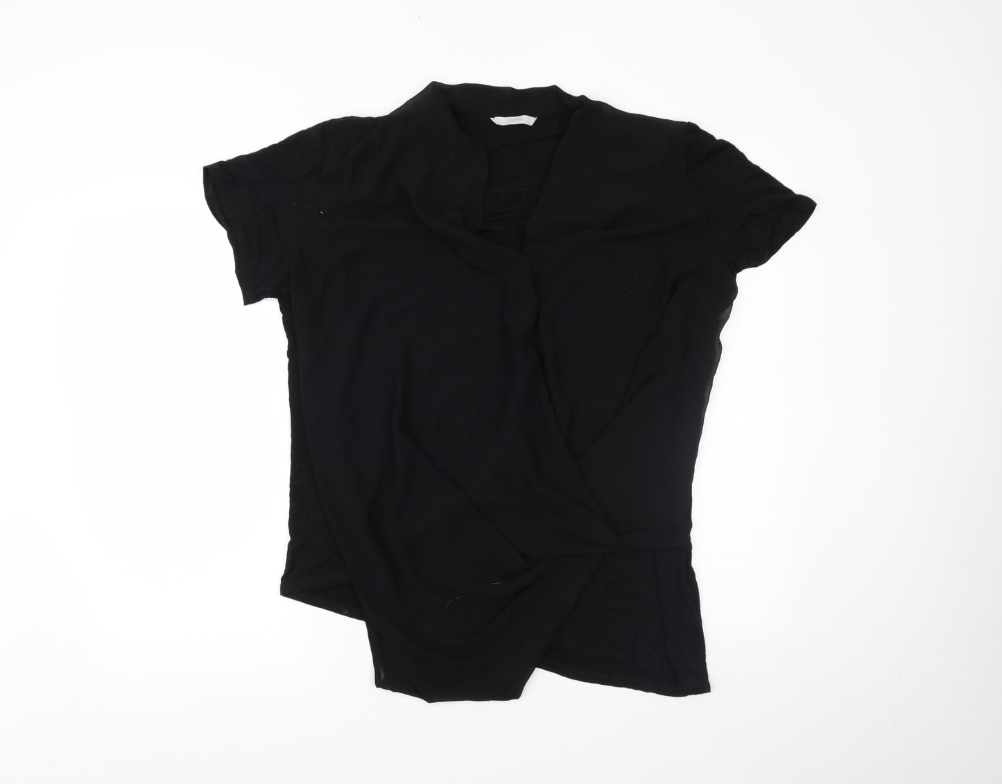 George Womens Black   Basic T-Shirt Size 20