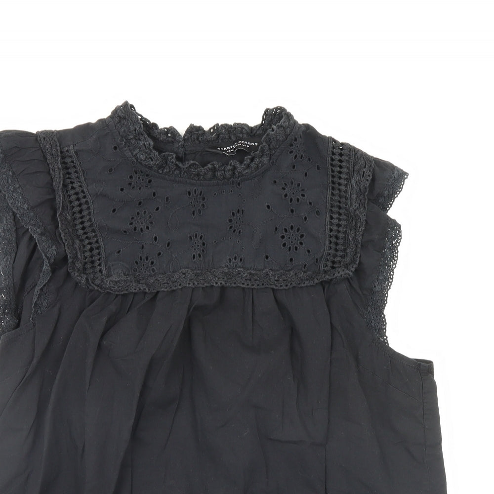 Dorothy Perkins Womens Black   Basic Tank Size 14