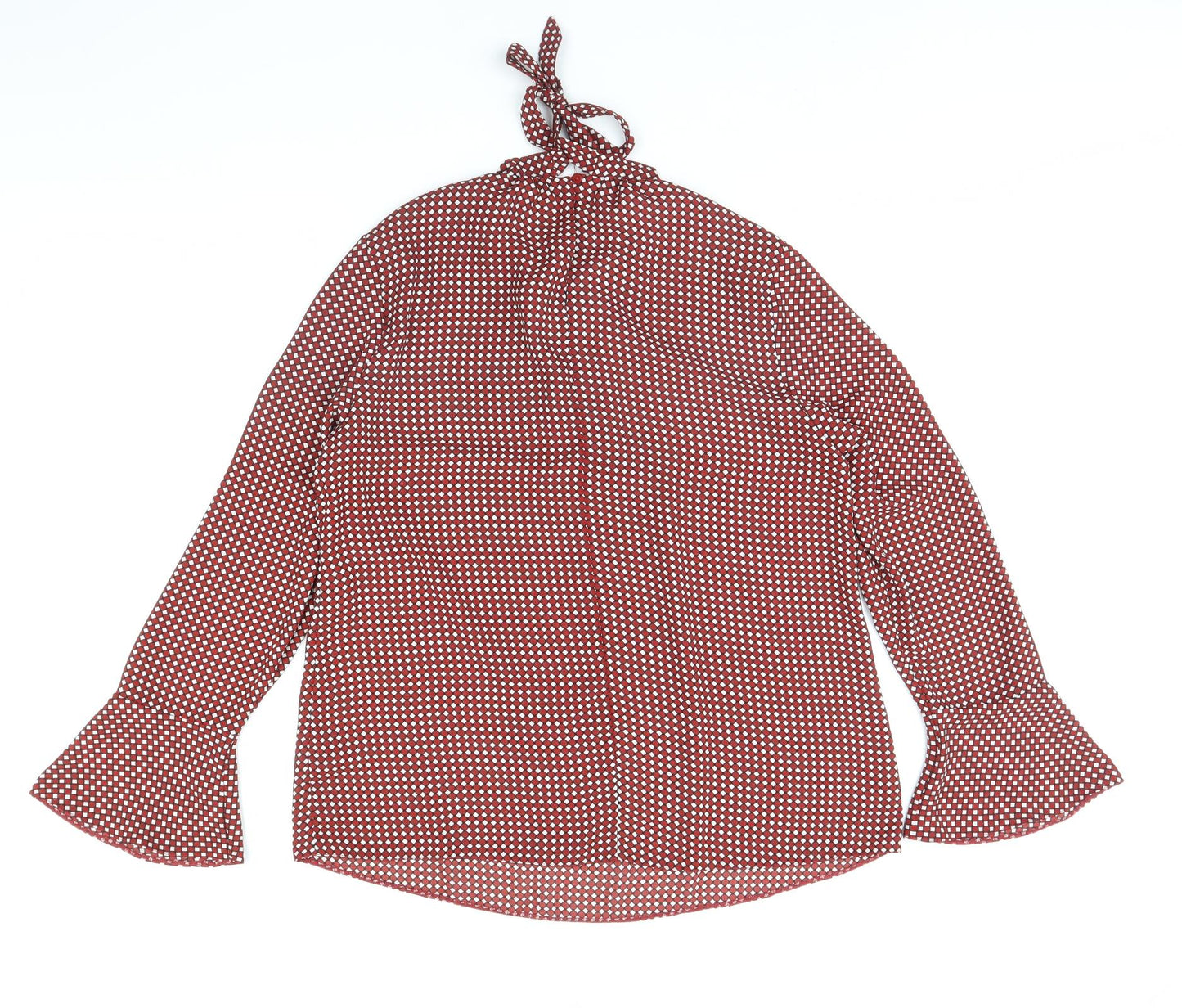 Dorothy Perkins Womens Red Plaid  Basic Blouse Size 14