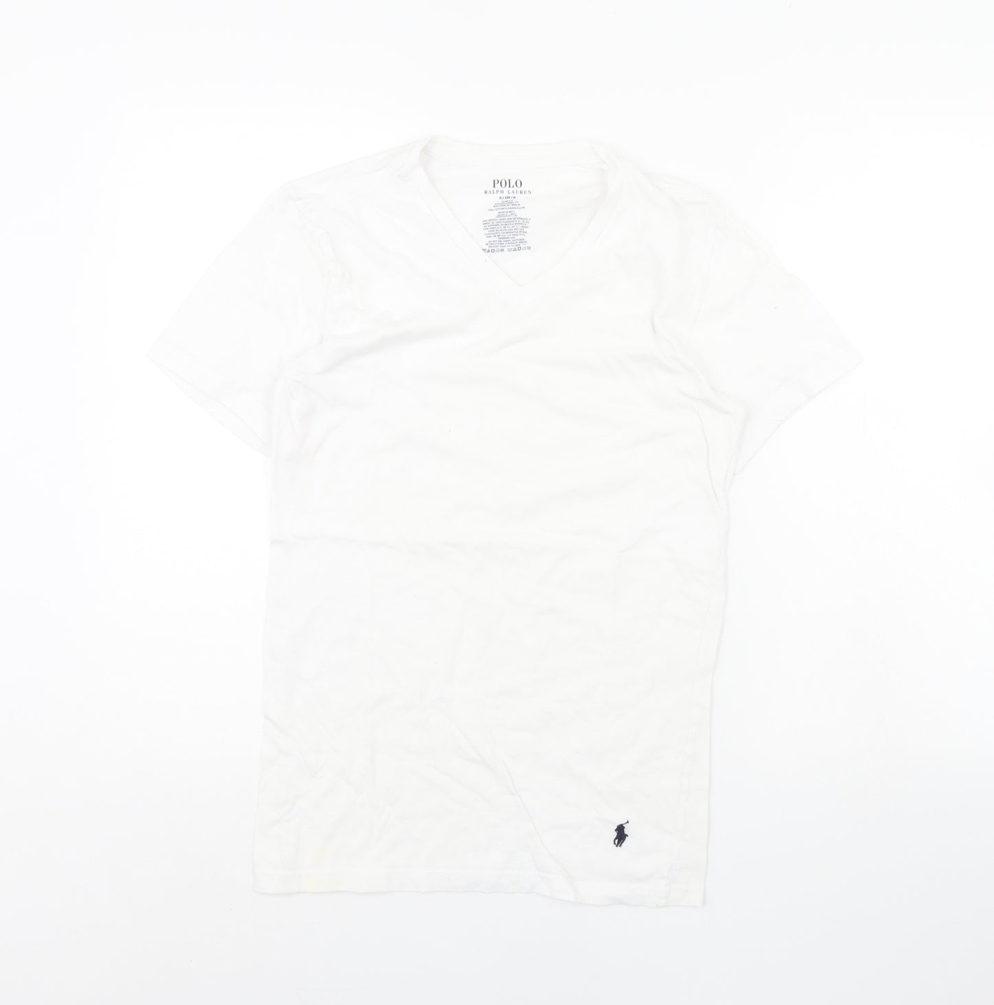 Polo Ralph Lauren Womens White   Basic T-Shirt Size S