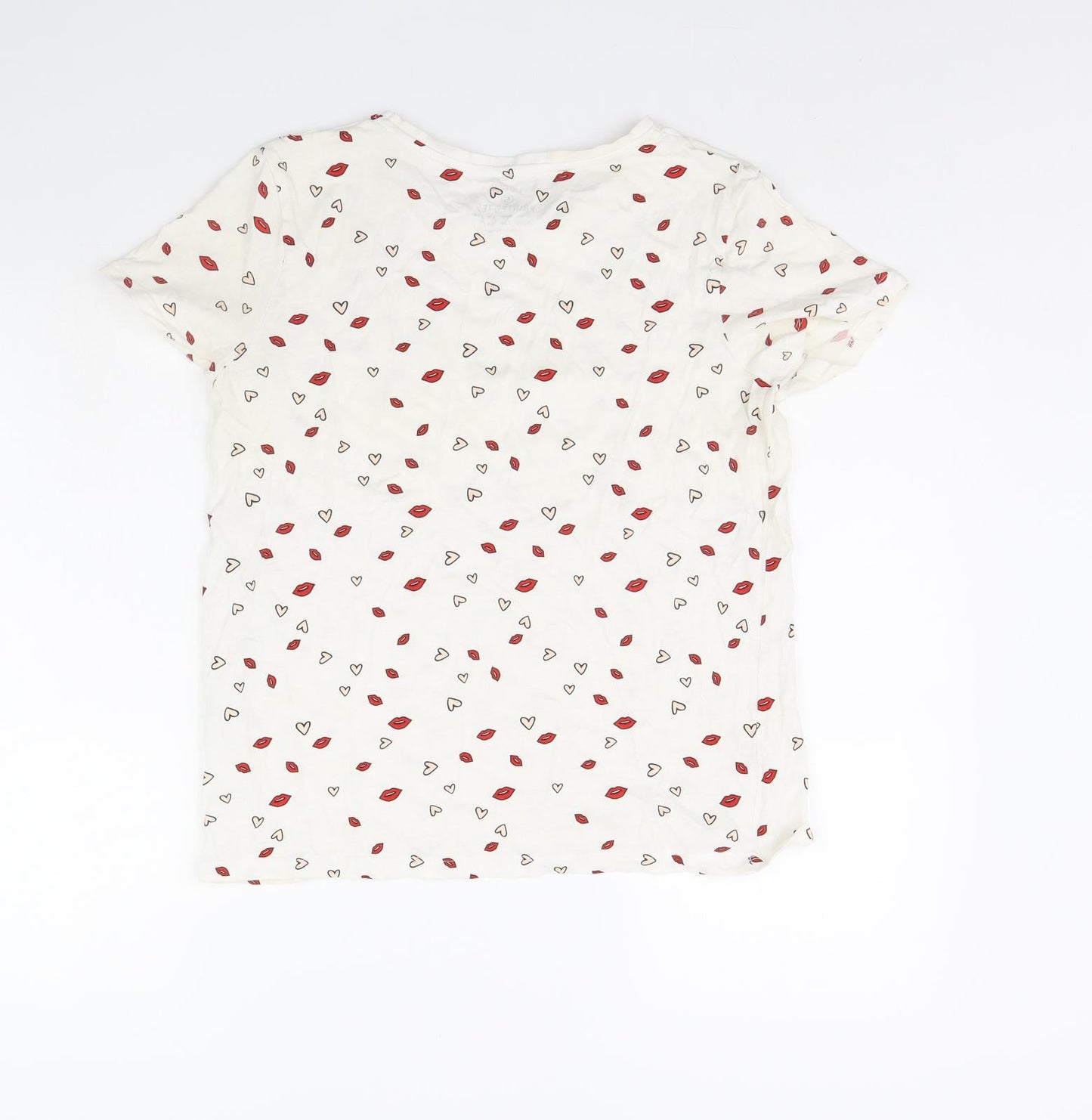 Primark Womens White   Basic T-Shirt Size S