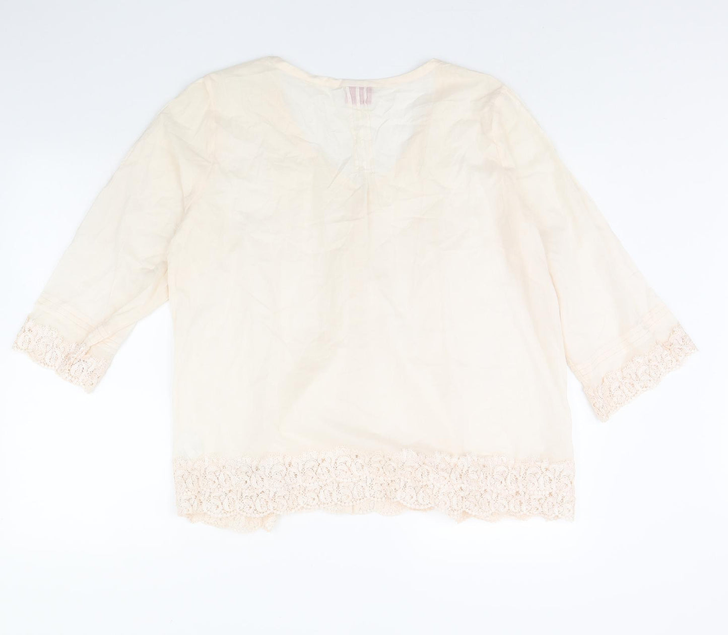 Together Womens Pink   Basic Button-Up Size 16