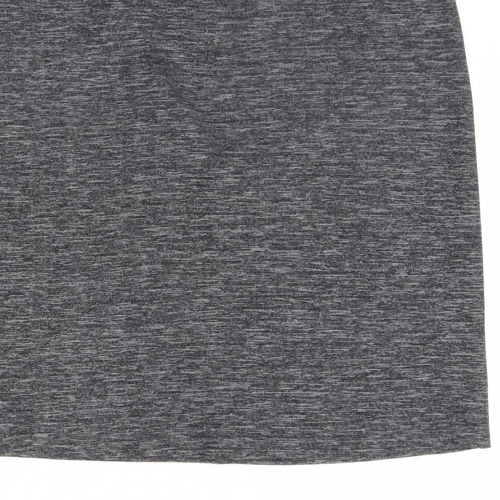 M&S Womens Grey   Mini Skirt Size 14
