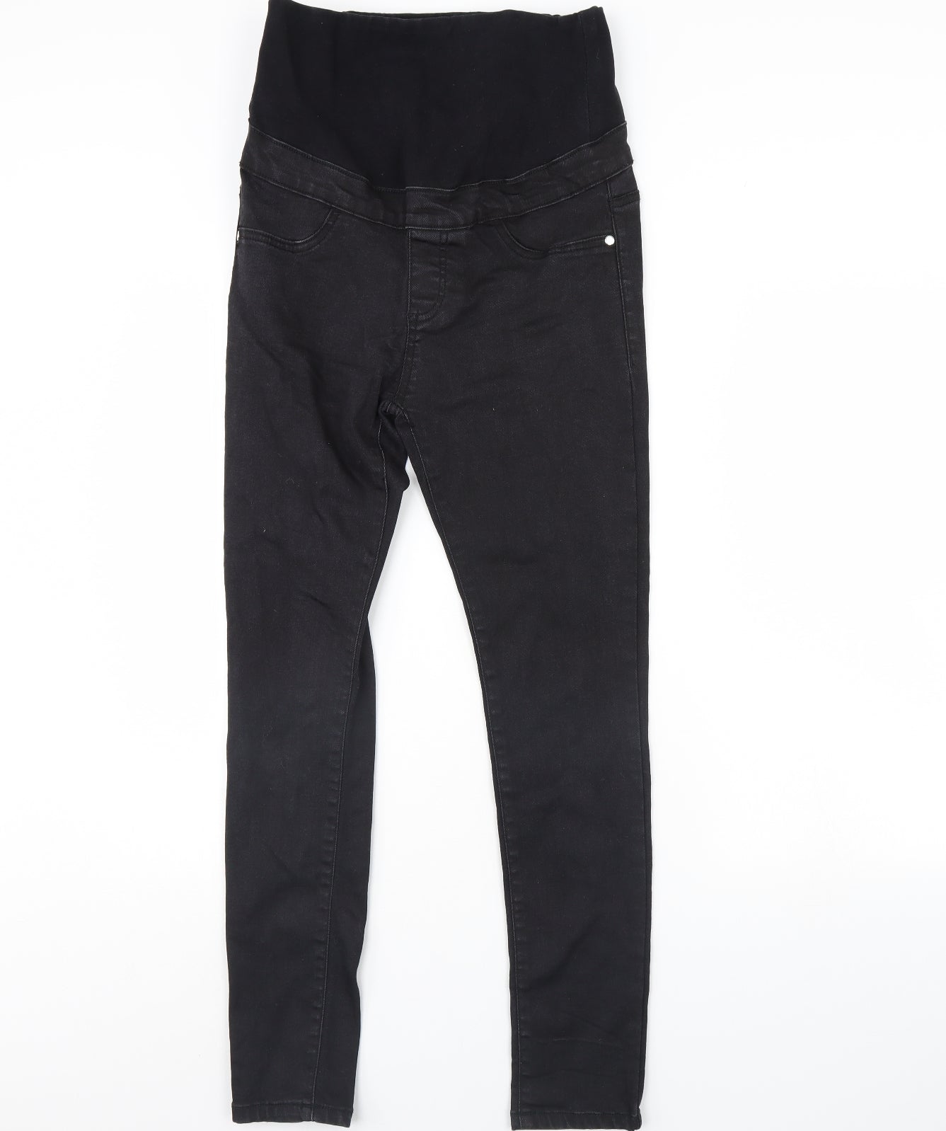 Boohoo Womens Black  Denim Skinny Jeans Size 10 L30 in