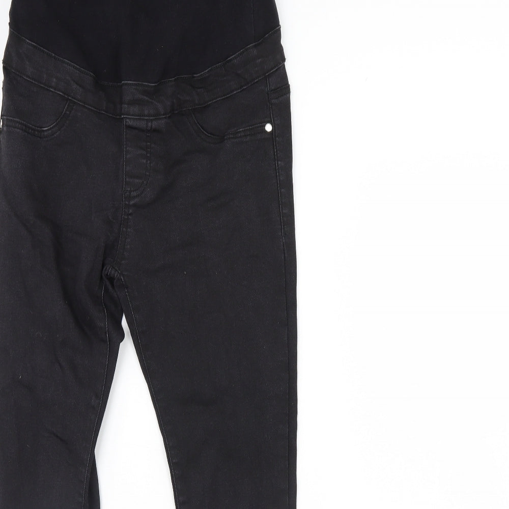 Boohoo Womens Black  Denim Skinny Jeans Size 10 L30 in
