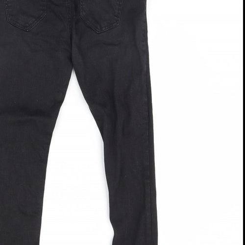 Boohoo Womens Black  Denim Skinny Jeans Size 10 L30 in