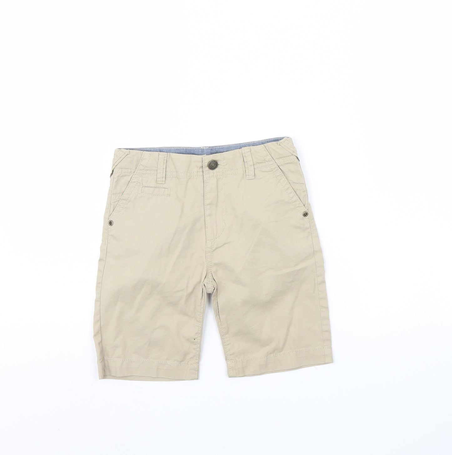 John Lewis Boys Beige   Chino Shorts Size 8 Years