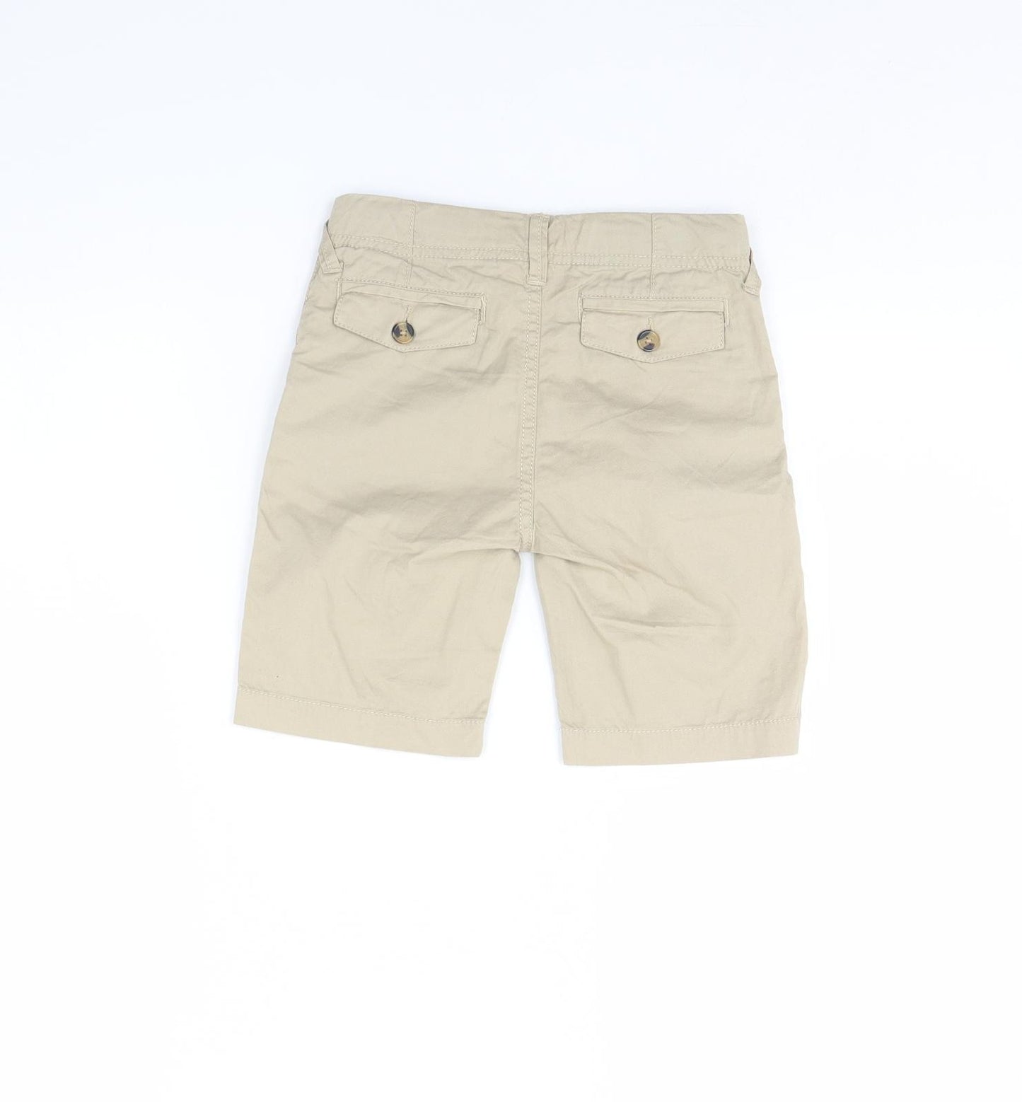 John Lewis Boys Beige   Chino Shorts Size 8 Years