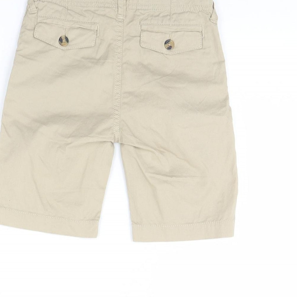 John Lewis Boys Beige   Chino Shorts Size 8 Years