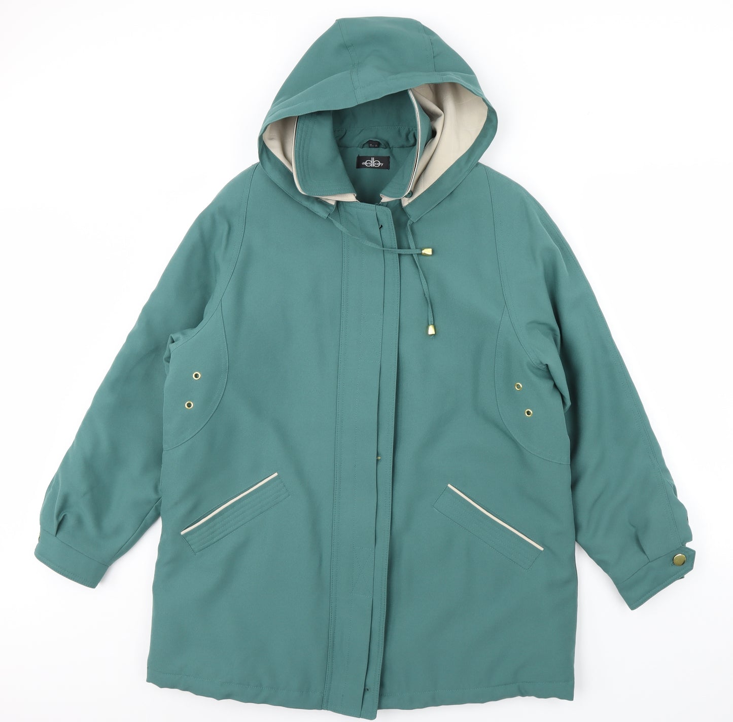 David Barry Womens Green   Jacket Coat Size 16