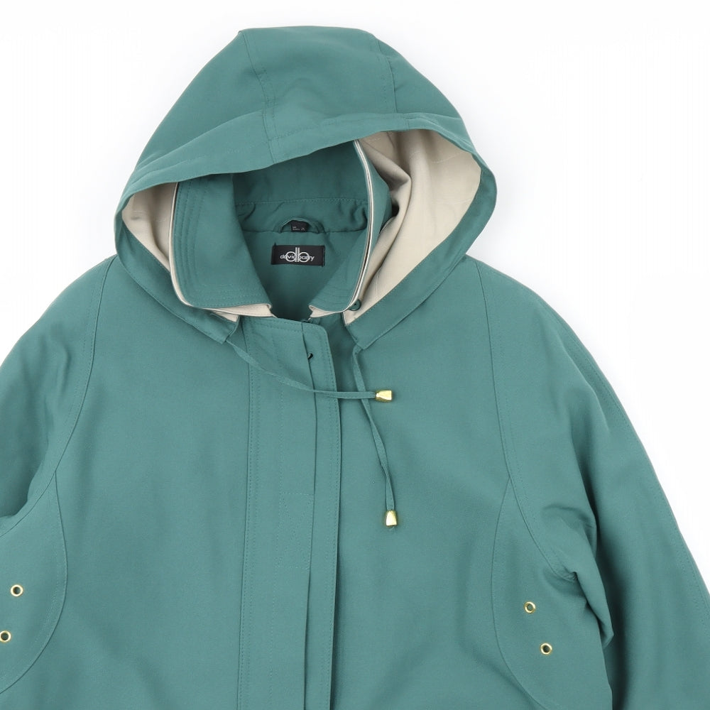 David Barry Womens Green   Jacket Coat Size 16