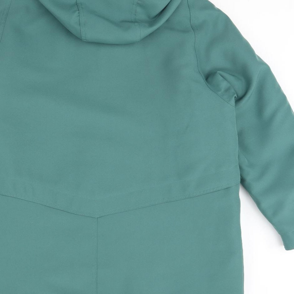 David Barry Womens Green   Jacket Coat Size 16