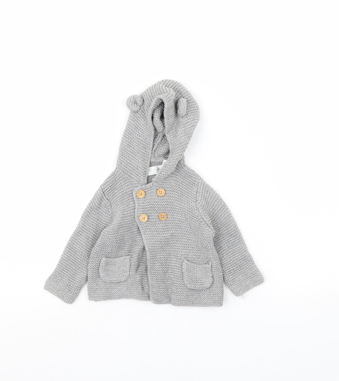 Zara Girls Grey   Jacket  Size 3-6 Months
