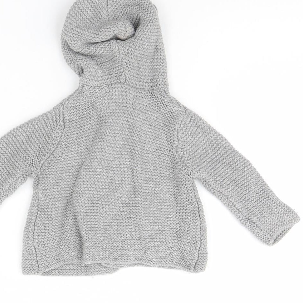 Zara Girls Grey   Jacket  Size 3-6 Months