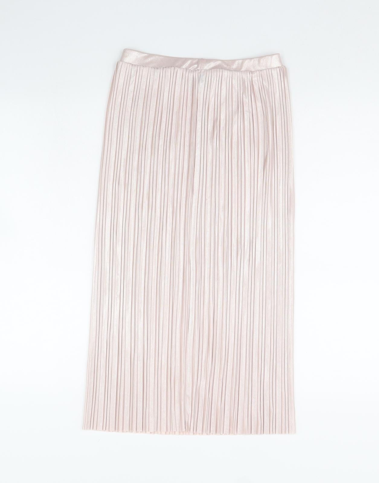 Topshop Womens Pink   Maxi Skirt Size 8