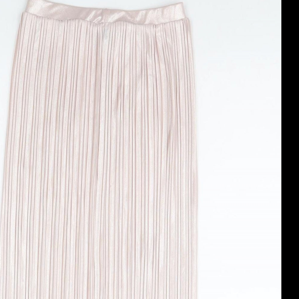 Topshop Womens Pink   Maxi Skirt Size 8