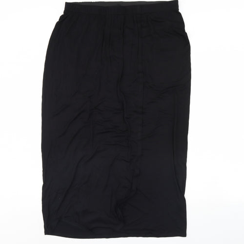 e Womens Black   Flare Skirt Size 16