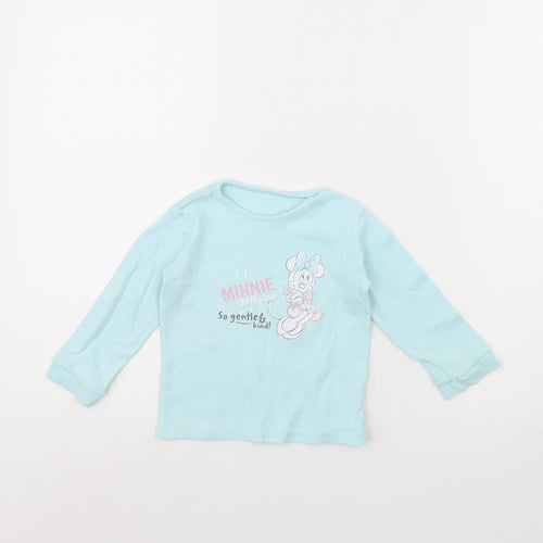 George Girls Blue   Pullover Jumper Size 12-18 Months  - Disney