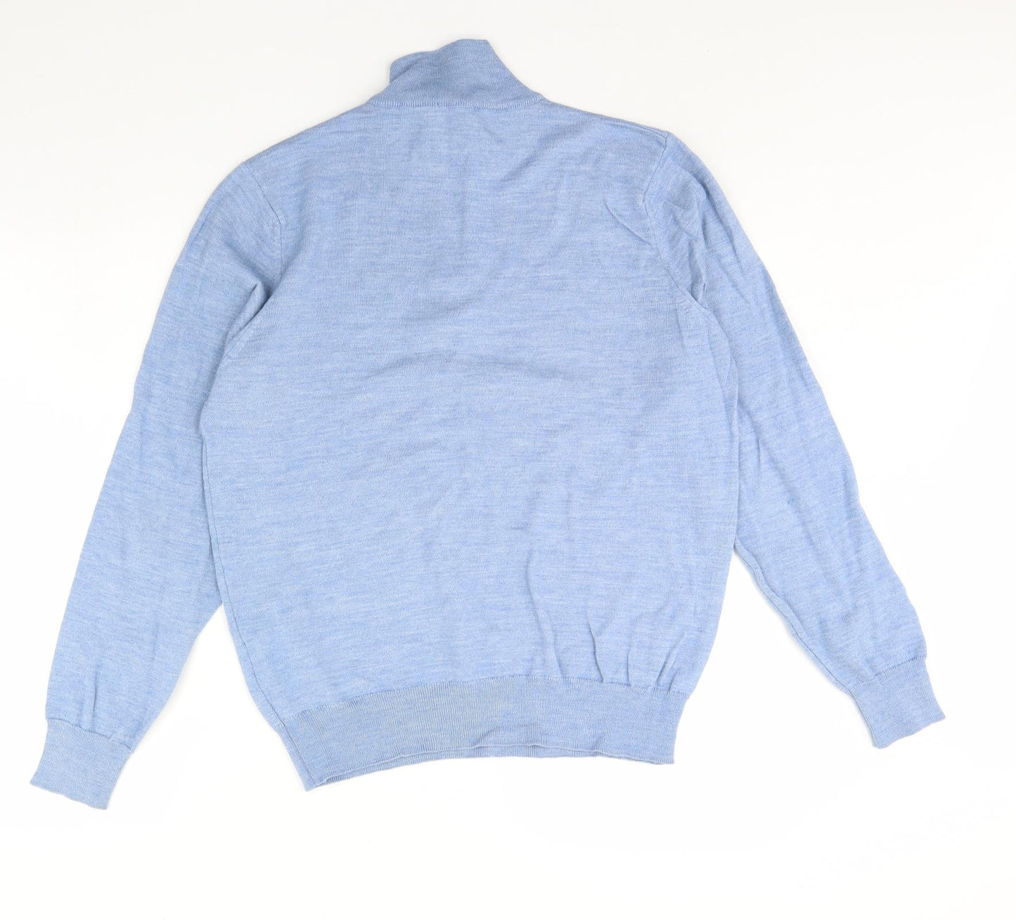 Bagutta Mens Blue   Henley Jumper Size L