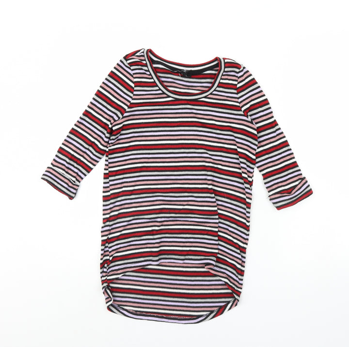 New Look Womens Multicoloured Striped  Pullover Jumper Size 6