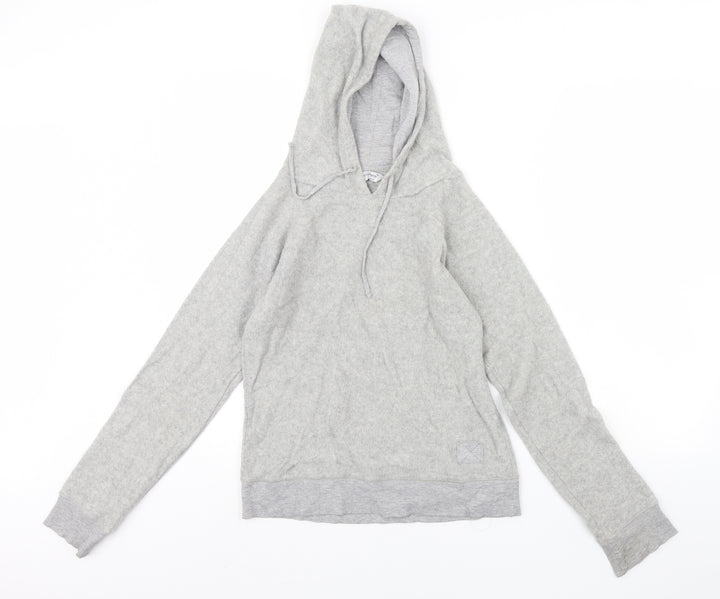 Atmosphere Womens Grey Pullover Hoodie Size 8