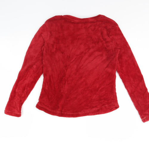 Time To Dream Womens Red Solid  Cami Pyjama Top Size S  - penguin