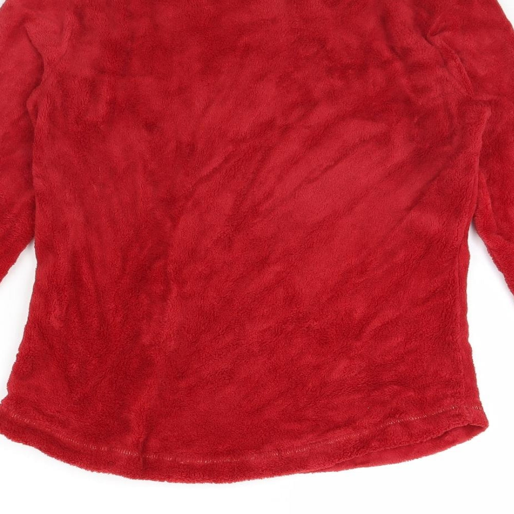 Time To Dream Womens Red Solid  Cami Pyjama Top Size S  - penguin
