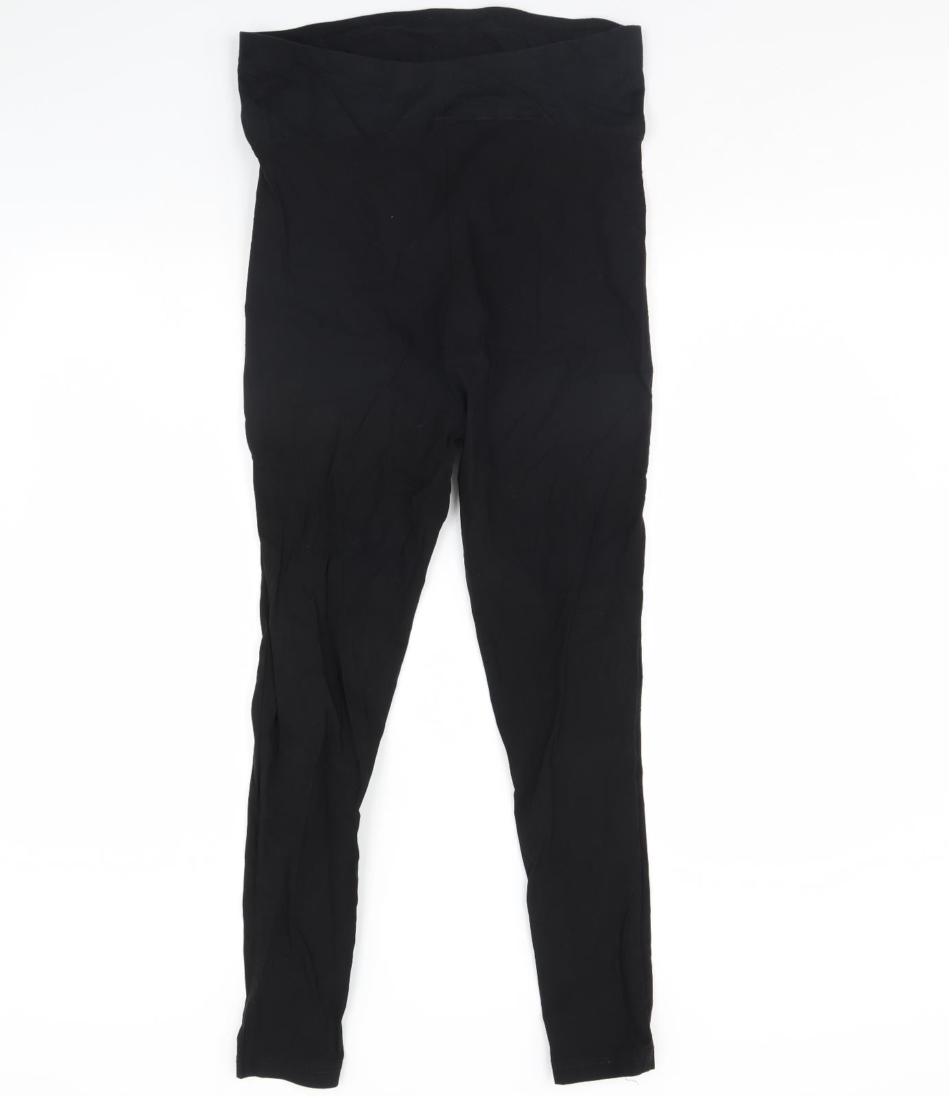 Peacocks Womens Black   Trousers  Size 14 L29 in