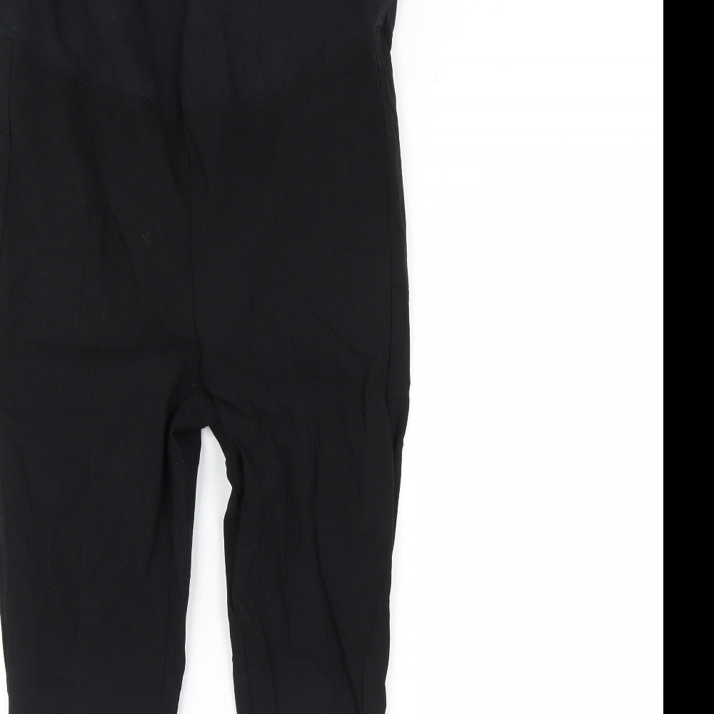 Peacocks Womens Black   Trousers  Size 14 L29 in