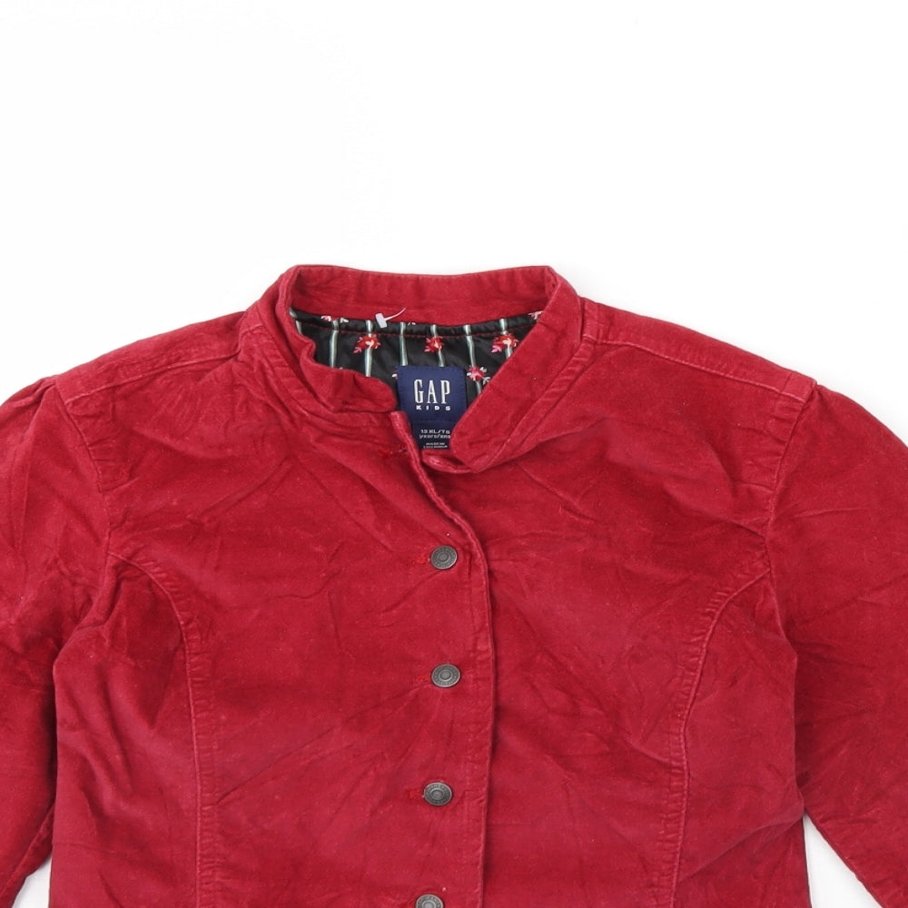 Gap Girls Red   Jacket  Size 13 Years
