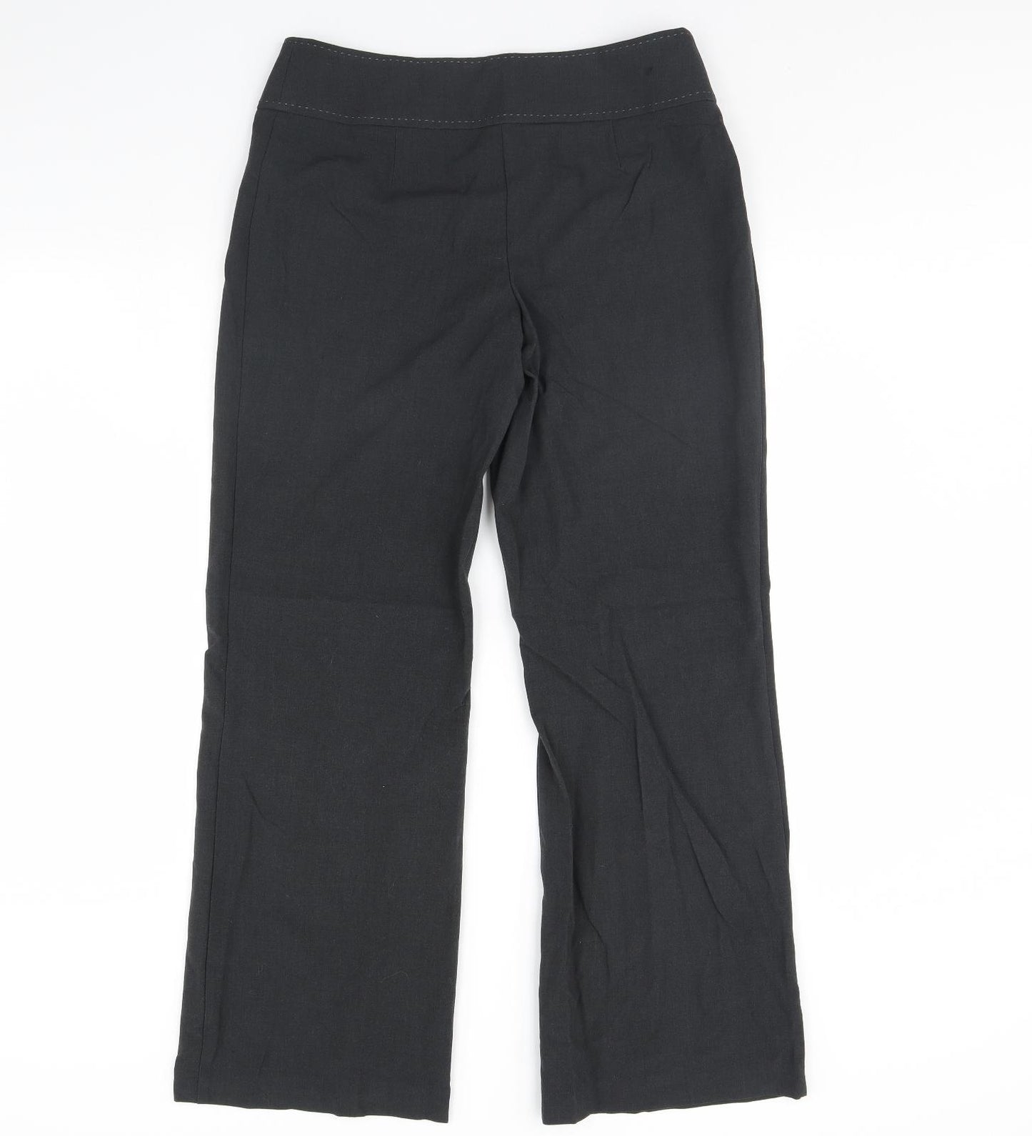 m&s Womens Grey   Dress Pants Trousers Size 12 L30 in