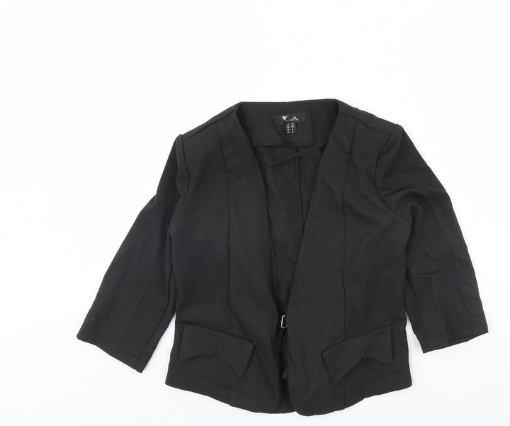Cutie Womens Black   Jacket  Size 10