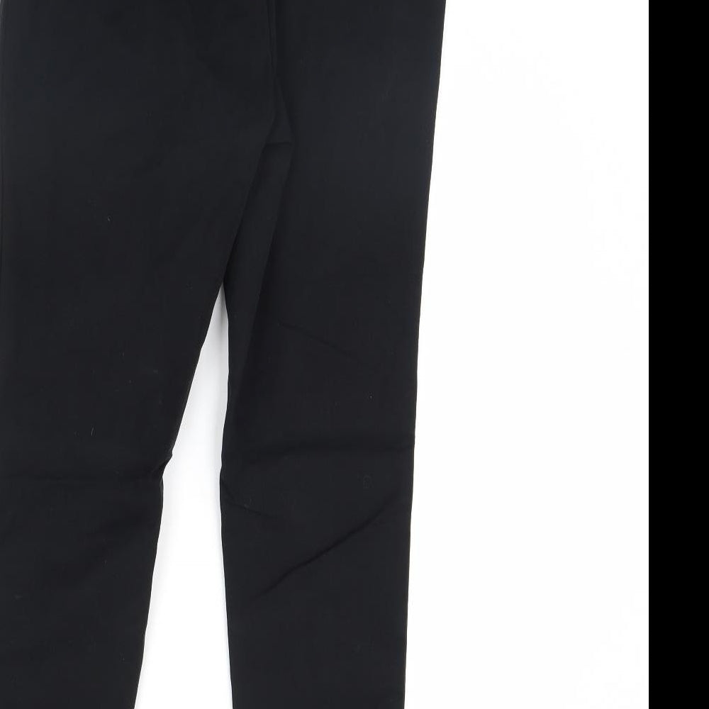 M&s Womens Black   Dress Pants Trousers Size 14 L30 in