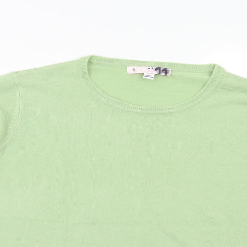 Julipa Womens Green   Pullover Jumper Size 14