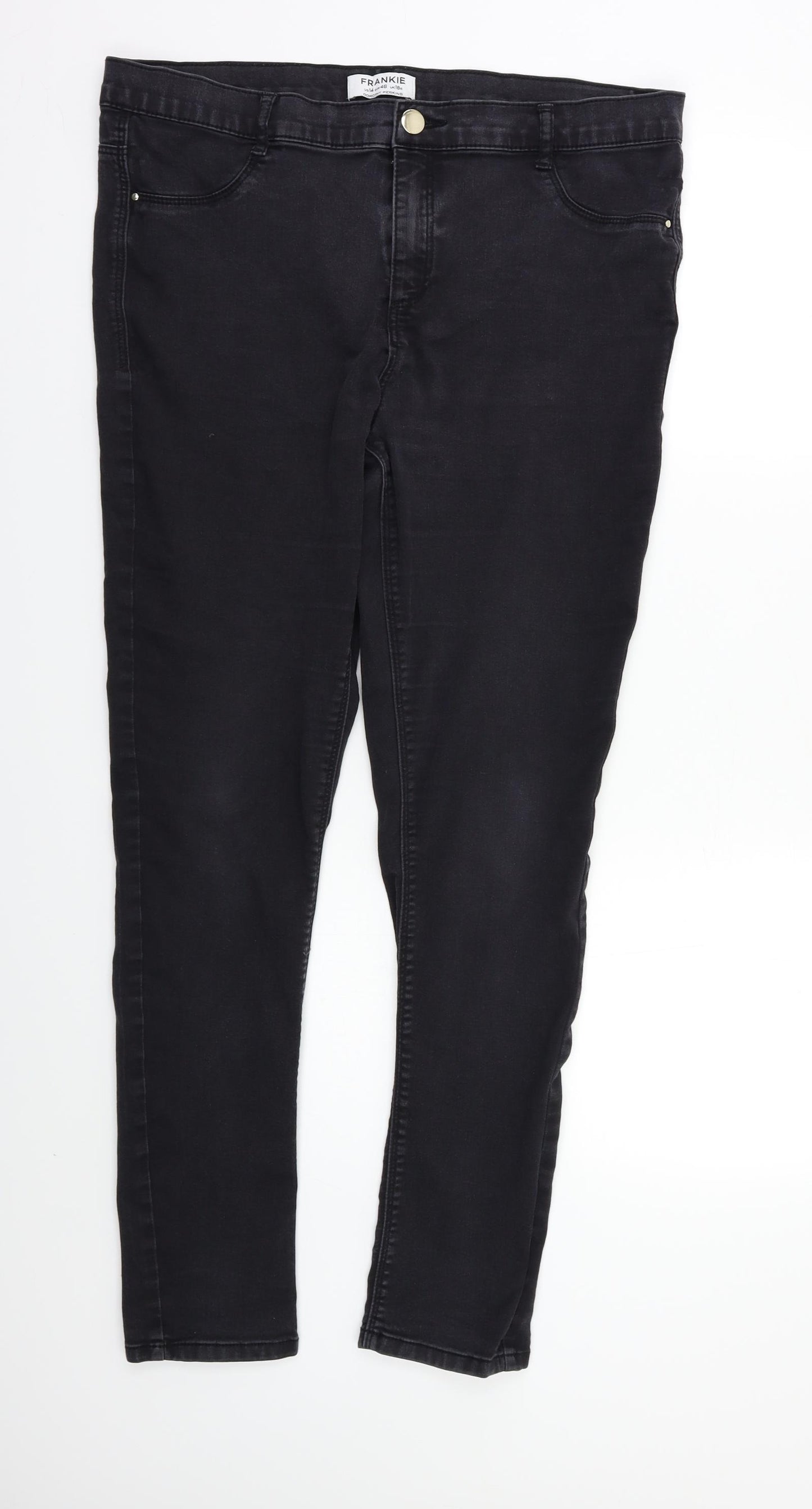Dorothy Perkins Womens Black   Skinny Jeans Size 18 L28 in