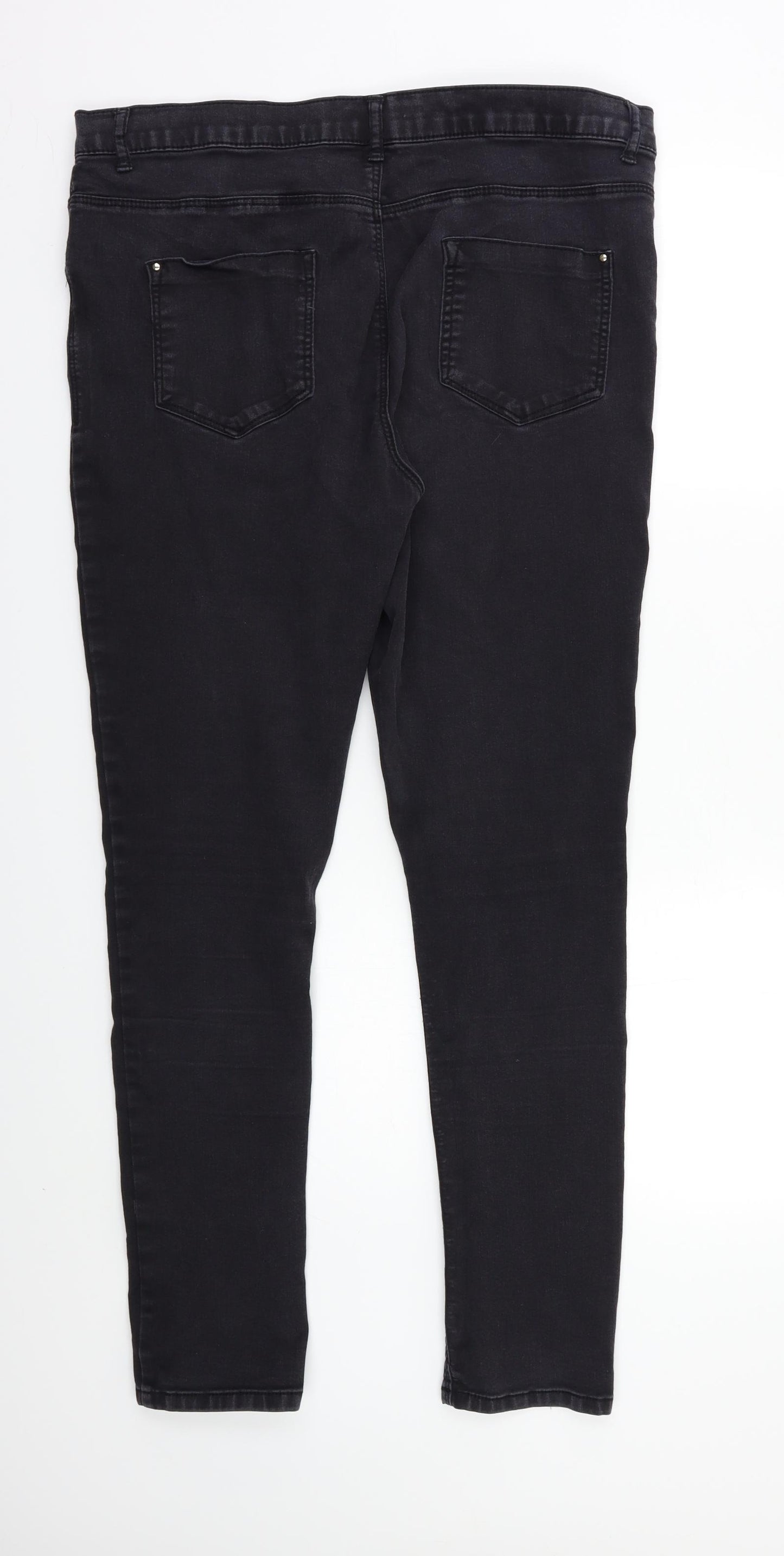 Dorothy Perkins Womens Black   Skinny Jeans Size 18 L28 in