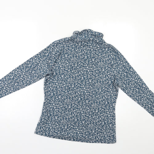 M&S Womens Green Floral  Basic Blouse Size 14