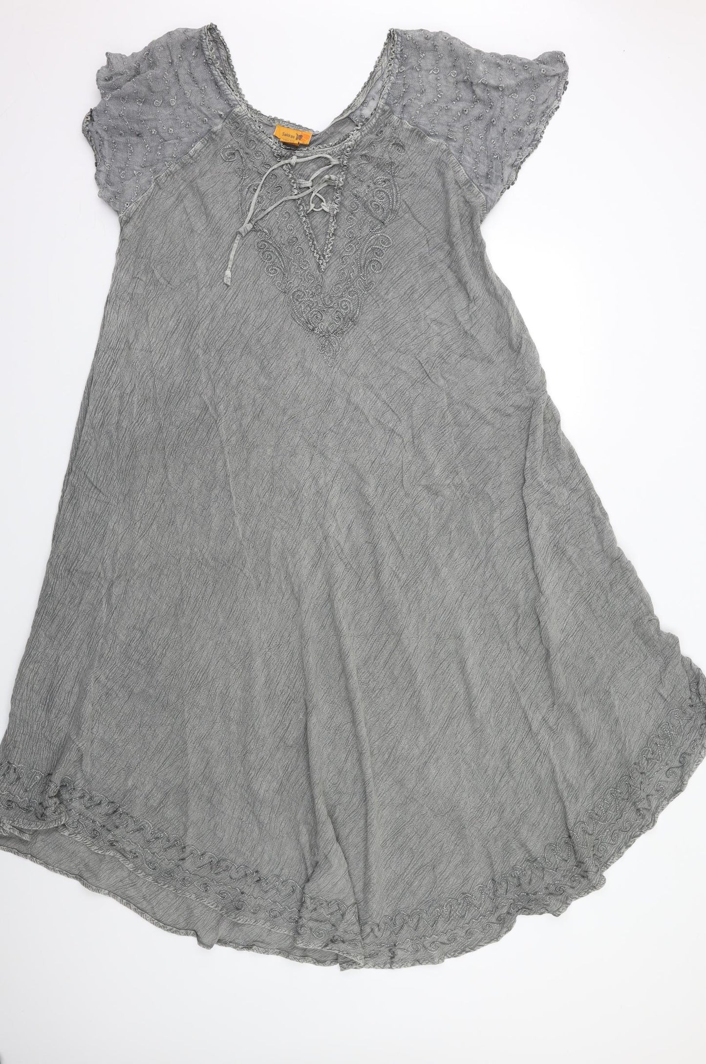 Sakkas Womens Grey   Maxi  Size L