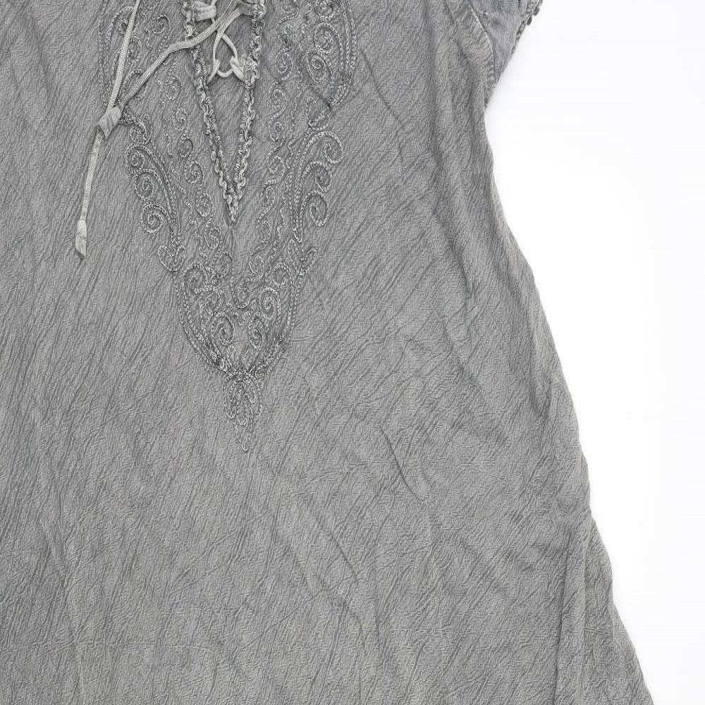 Sakkas Womens Grey   Maxi  Size L