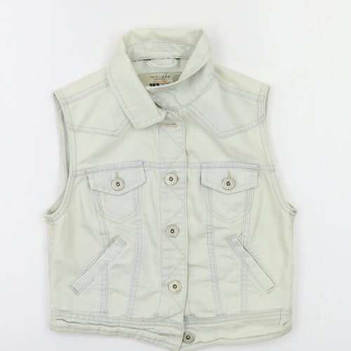 New Look Womens Blue   Gilet Waistcoat Size 8