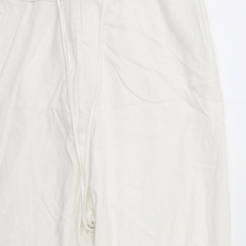 Victoria Jayne Womens White   Capri Trousers Size 14 L20 in