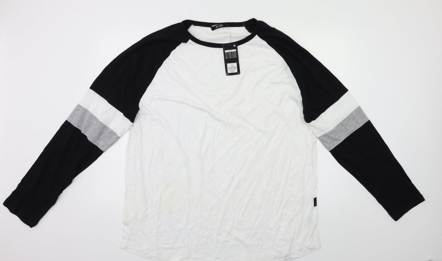 Cedar Wood State Mens White    T-Shirt Size 2XL