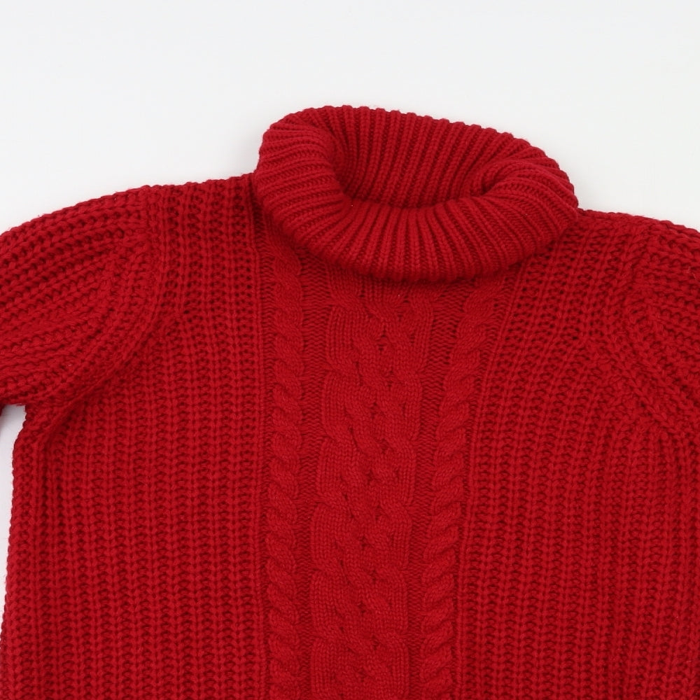 Papaya Womens Red   Jumper Dress  Size S