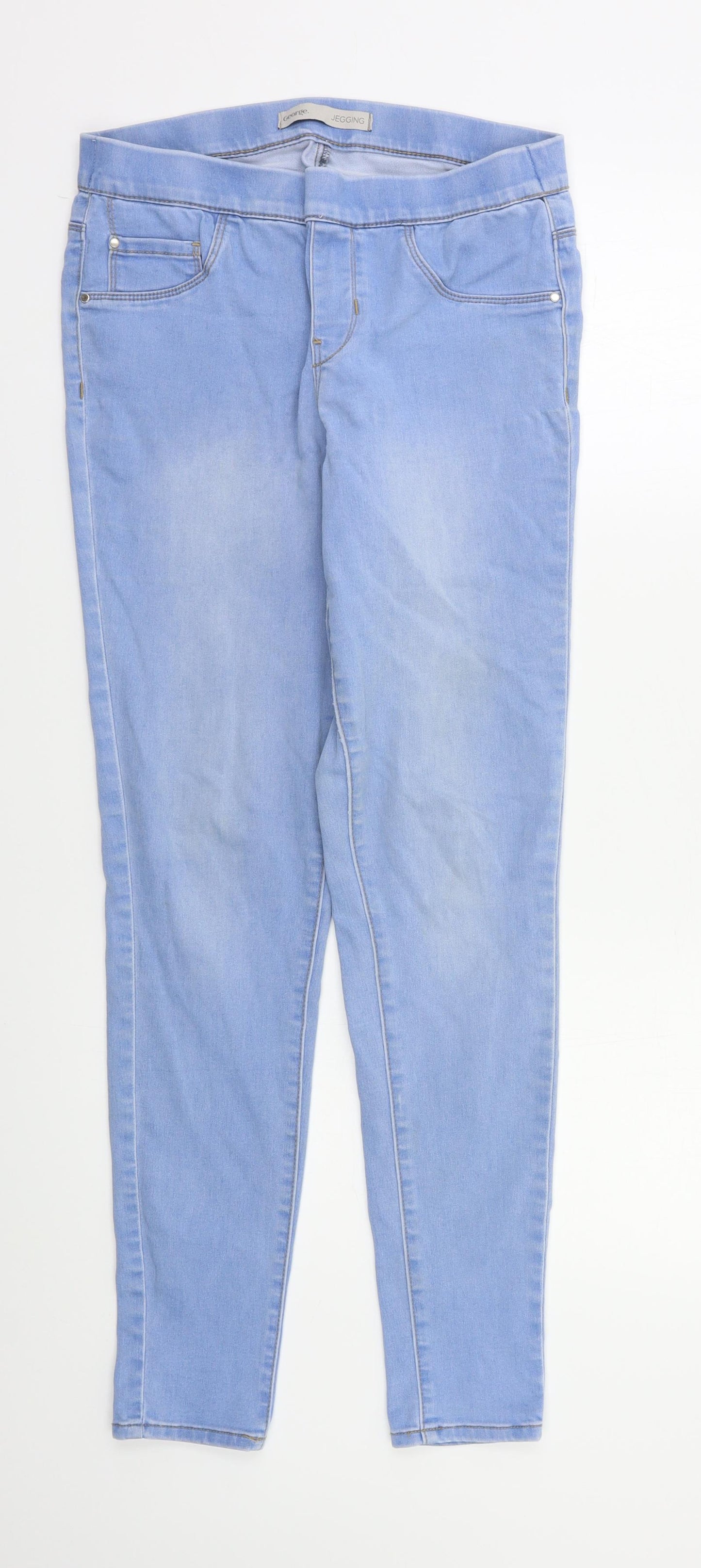 George Womens Blue   Skinny Jeans Size 10 L27 in