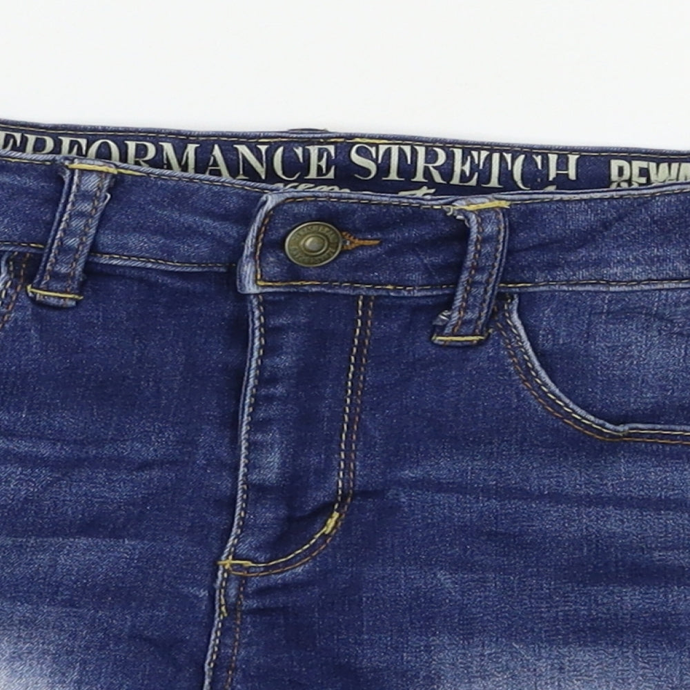 Rewash Womens Blue   Hot Pants Shorts Size 6