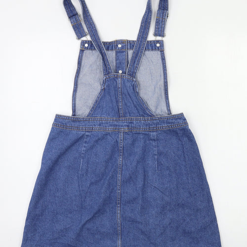 Preworn Womens Blue   Pinafore/Dungaree Dress  Size S