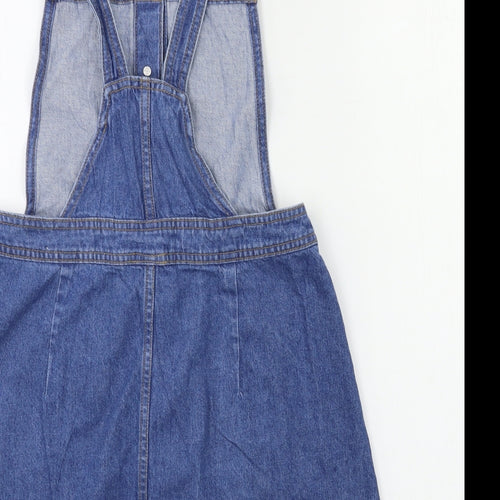 Preworn Womens Blue   Pinafore/Dungaree Dress  Size S